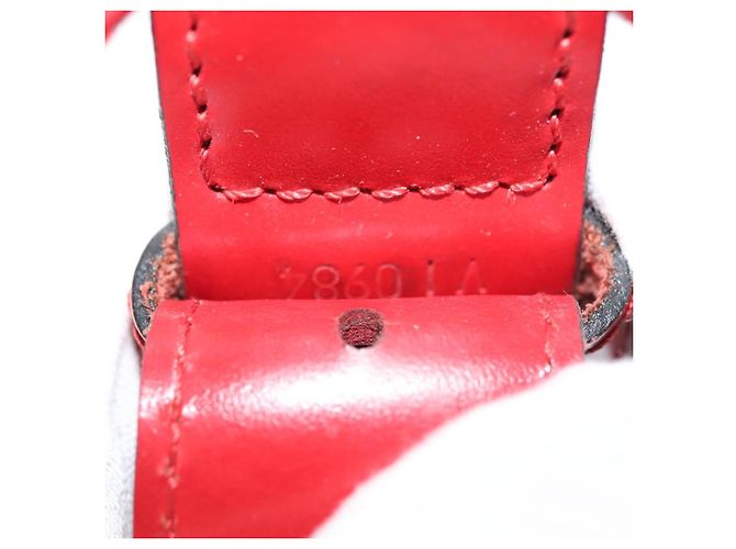 LOUIS VUITTON Epi Sac Depaule PM Borsa a Spalla Rossa M80207 LV Auth 138704 Rosso - vista 12