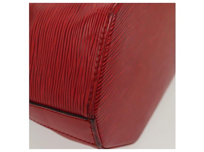 LOUIS VUITTON Epi Sac Depaule PM Borsa a Spalla Rossa M80207 LV Auth 138704 Rosso - vista 16