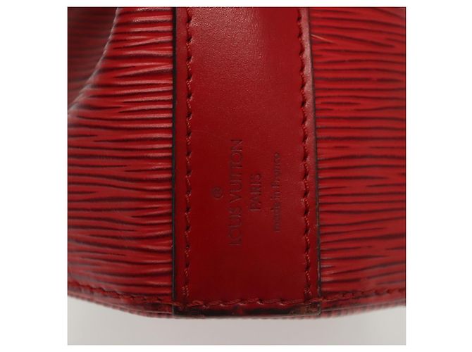 LOUIS VUITTON Epi Sac Depaule PM Borsa a Spalla Rossa M80207 LV Auth 138704 Rosso - vista 17
