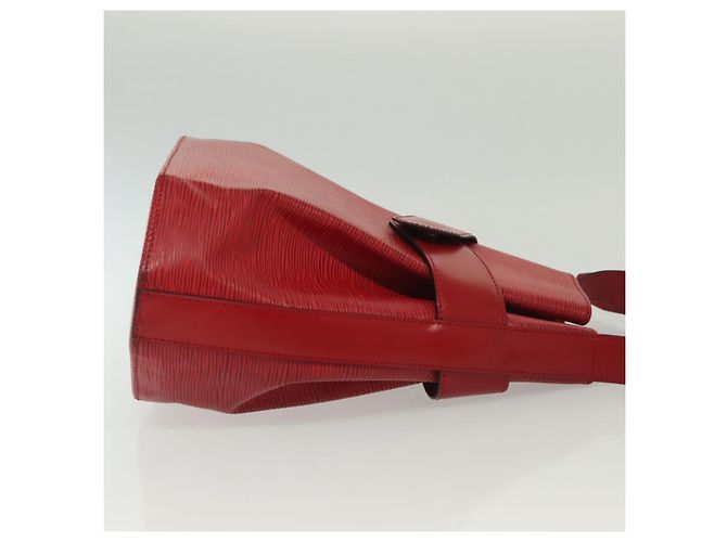 LOUIS VUITTON Epi Sac Depaule PM Borsa a Spalla Rossa M80207 LV Auth 138704 Rosso - vista 3
