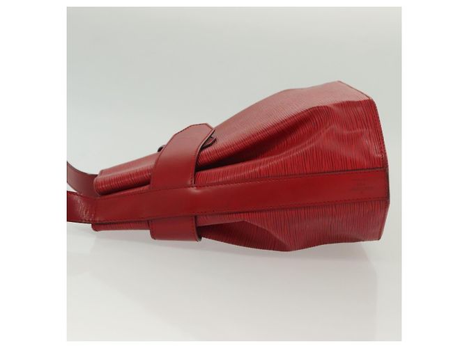 LOUIS VUITTON Epi Sac Depaule PM Borsa a Spalla Rossa M80207 LV Auth 138704 Rosso - vista 4