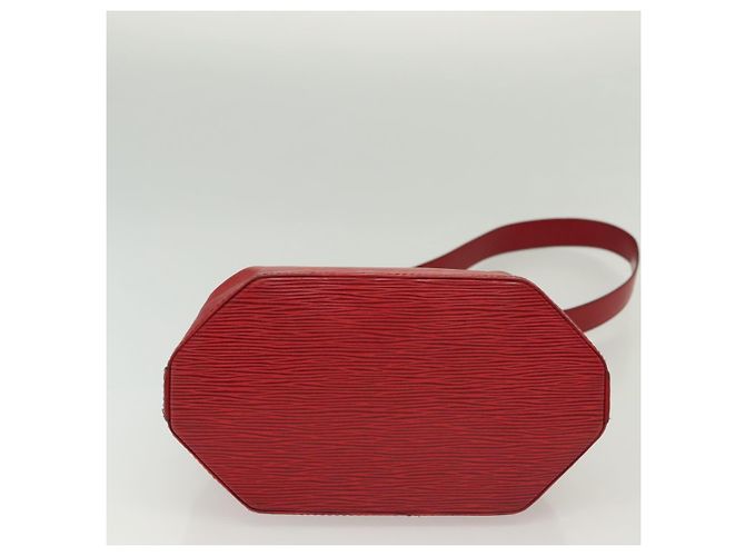 LOUIS VUITTON Epi Sac Depaule PM Borsa a Spalla Rossa M80207 LV Auth 138704 Rosso - vista 5