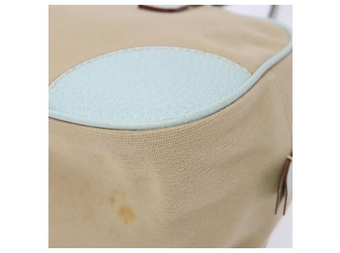 PRADA Handtasche aus Canvas Beige Silber Authentisch yk19198 - Ansicht 15