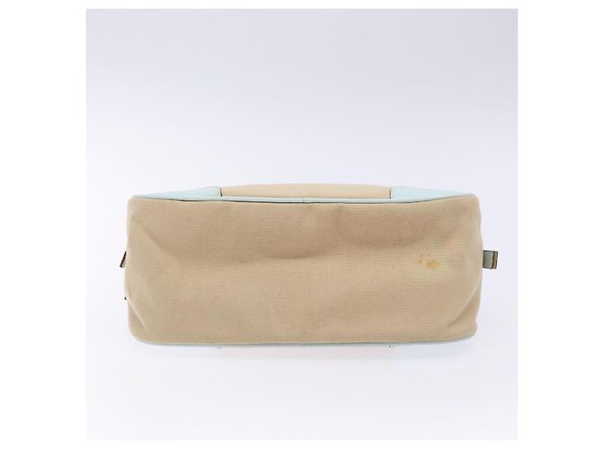 PRADA Handtasche aus Canvas Beige Silber Authentisch yk19198 - Ansicht 5