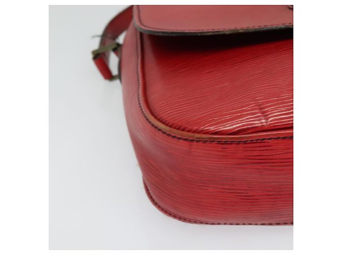 LOUIS VUITTON Borsa a Spalla Epi Saint Cloud GM Rossa M52197 LV Auth 137330 Rosso - vista 15
