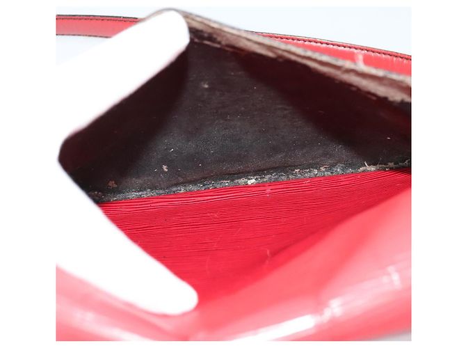 LOUIS VUITTON Borsa a Spalla Epi Saint Cloud GM Rossa M52197 LV Auth 137330 Rosso - vista 24