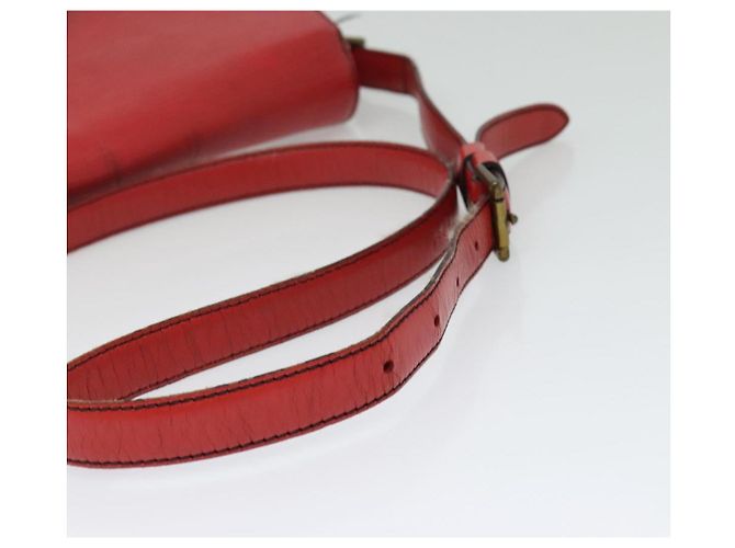 LOUIS VUITTON Borsa a Spalla Epi Saint Cloud GM Rossa M52197 LV Auth 137330 Rosso - vista 7