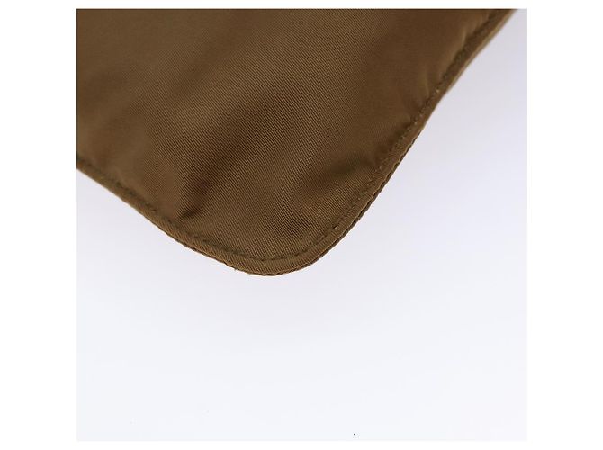 Borsa a Spalla PRADA in Nylon Marrone Argento Autentica 137514 - vista 16