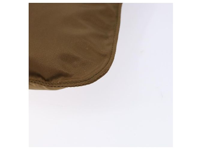 Borsa a Spalla PRADA in Nylon Marrone Argento Autentica 137514 - vista 17
