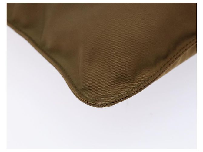 Borsa a Spalla PRADA in Nylon Marrone Argento Autentica 137514 - vista 18