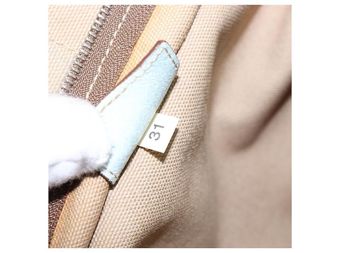 Prada Tote Bag aus Canvas Beige Authentisch 137463 - Ansicht 12