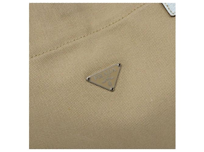 Prada Tote Bag aus Canvas Beige Authentisch 137463 - Ansicht 17