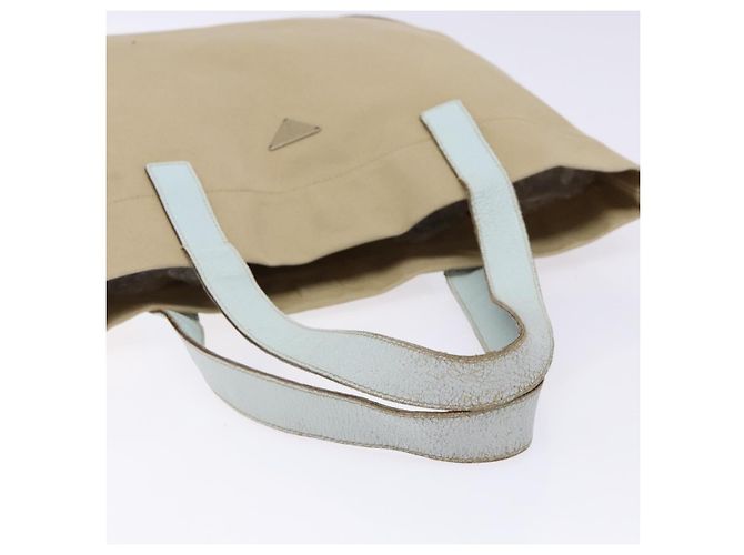 Prada Tote Bag aus Canvas Beige Authentisch 137463 - Ansicht 7