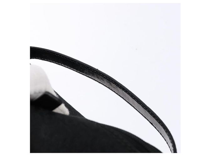 Pochette Vanity in Tela Trotter Christian Dior Nero Argento Auth yk19248 - vista 7