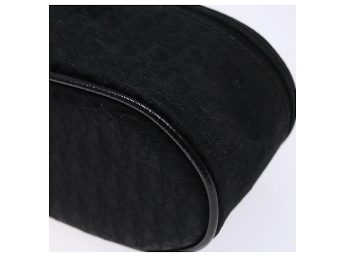 Pochette Vanity in Tela Trotter Christian Dior Nero Argento Auth yk19248 - vista 8