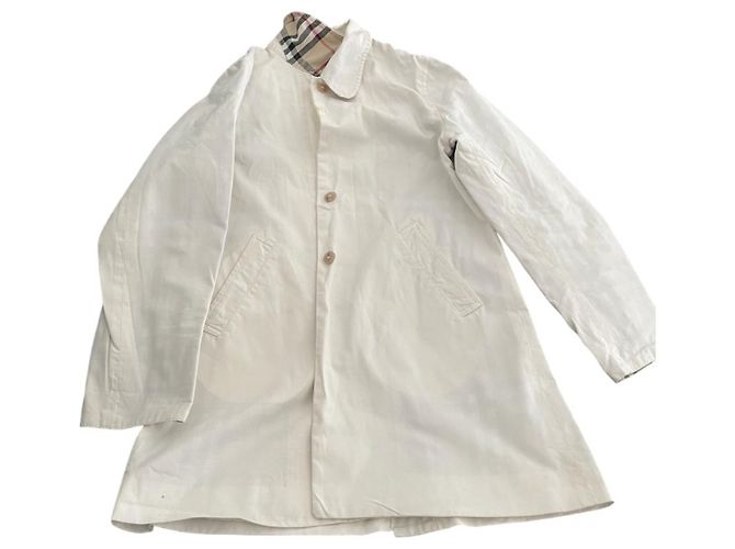 Burberry Trenchcoat Beige Polyester Mädchen 5-6 Jahre - Ansicht 3