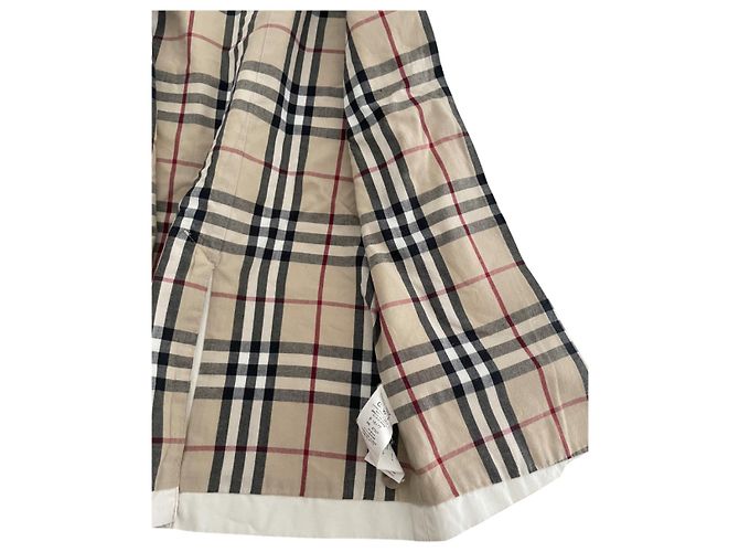 Burberry Trenchcoat Beige Polyester Mädchen 5-6 Jahre - Ansicht 5