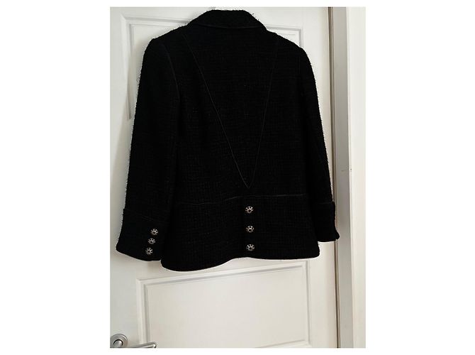 Blazer Negro Chanel Talla 38 - vista 3