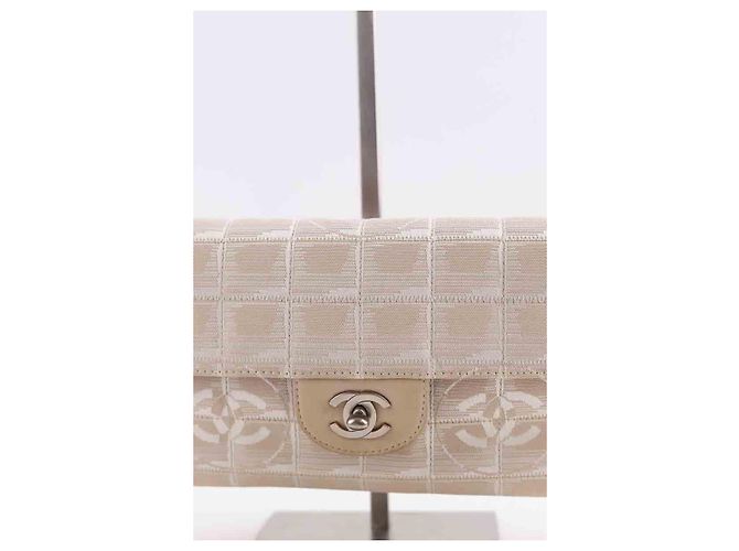 Chanel Borsa in pelle beige - vista 2