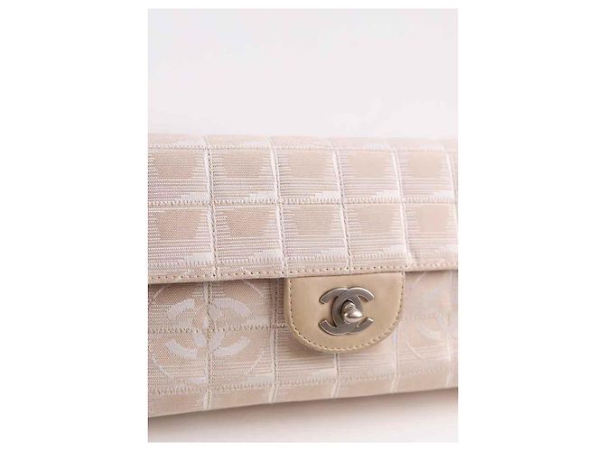 Chanel Borsa in pelle beige - vista 6