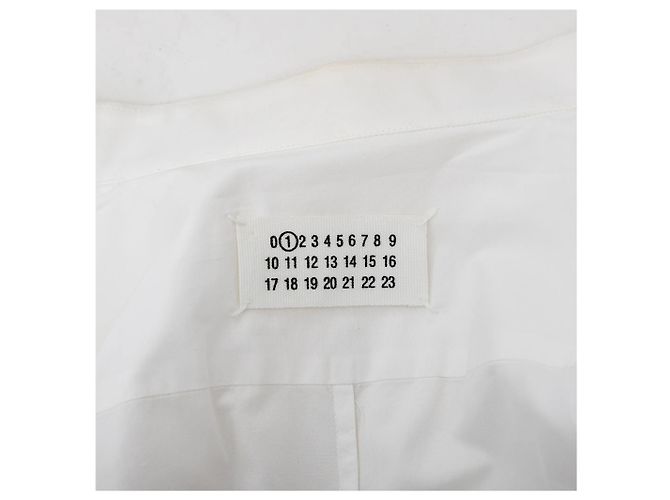 Maison Martin Margiela Camisa Plisada Maison Margiela Blanco - vista 12