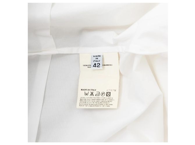 Maison Martin Margiela Camisa Plisada Maison Margiela Blanco - vista 13