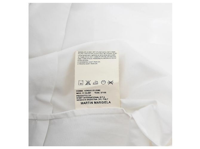 Maison Martin Margiela Camisa Plisada Maison Margiela Blanco - vista 14