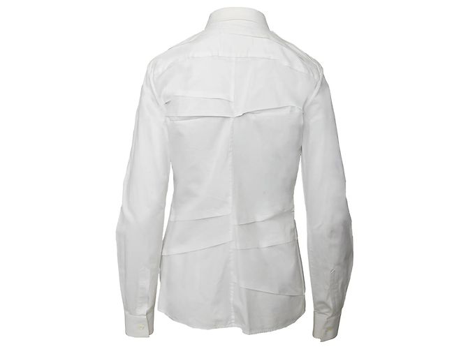 Maison Martin Margiela Camisa Plisada Maison Margiela Blanco - vista 3