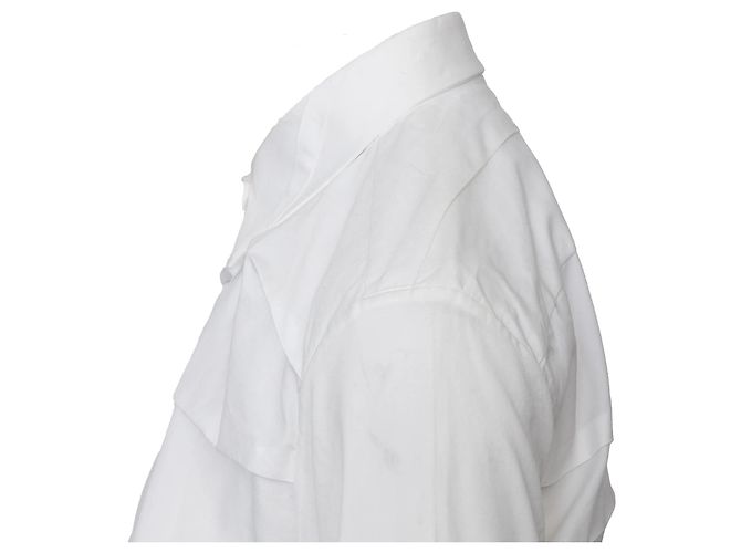 Maison Martin Margiela Camisa Plisada Maison Margiela Blanco - vista 5