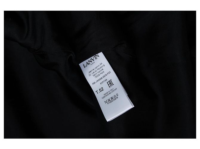 Lanvin, black double breasted blazer jacket - view 8