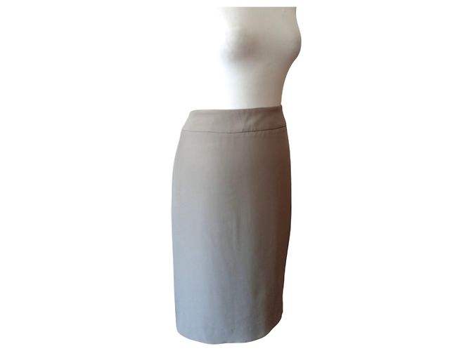 Giorgio Armani Falda Midi Gris de Armani - vista 5