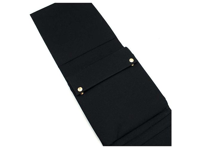 Olympia Le Tan Clutch Club Olympia Matcbook Nero - vista 7