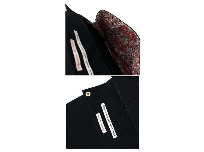 Olympia Le Tan Clutch Club Olympia Matcbook Nero - vista 8