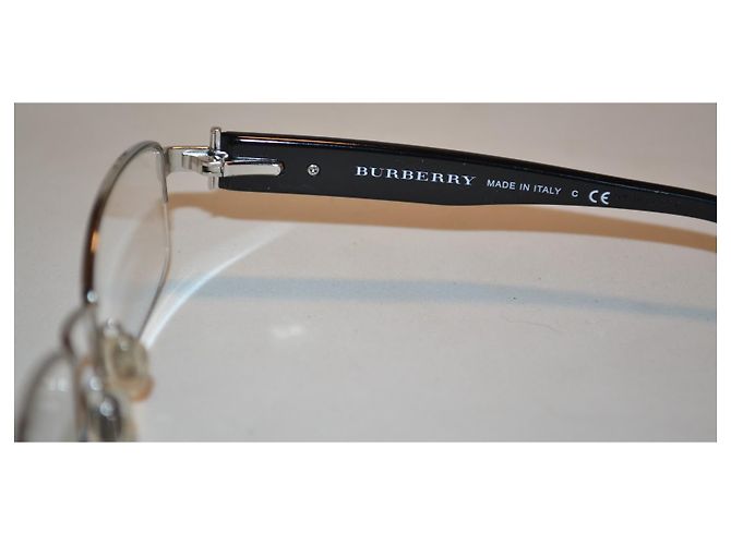 Occhiali da sole Burberry B 1198 Nero Argento - vista 6