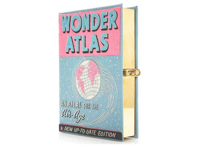 Olympia Le Tan Pochette per Libro Le-Tan Wonder Atlas Blu chiaro - vista 2