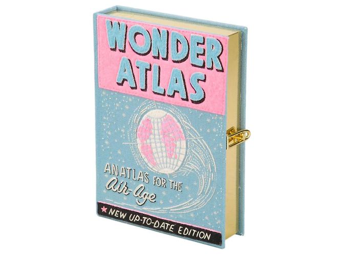 Olympia Le Tan Pochette per Libro Le-Tan Wonder Atlas Blu chiaro - vista 3