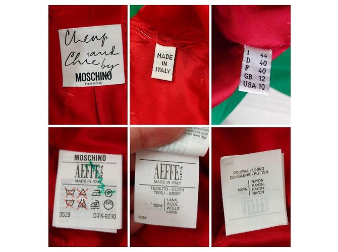 Moschino Cheap And Chic Moschino 90s green wool jacket - view 11