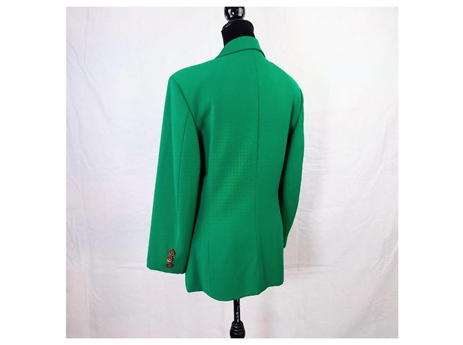 Moschino Cheap And Chic Moschino 90s green wool jacket - view 2