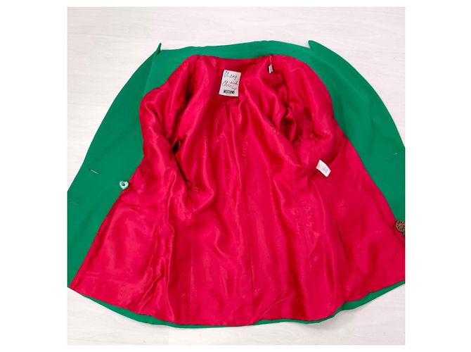 Moschino Cheap And Chic Moschino 90s green wool jacket - view 5