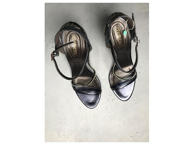 Roberto Cavalli Embossed Python Green - view 2