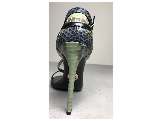 Roberto Cavalli Embossed Python Green - view 5