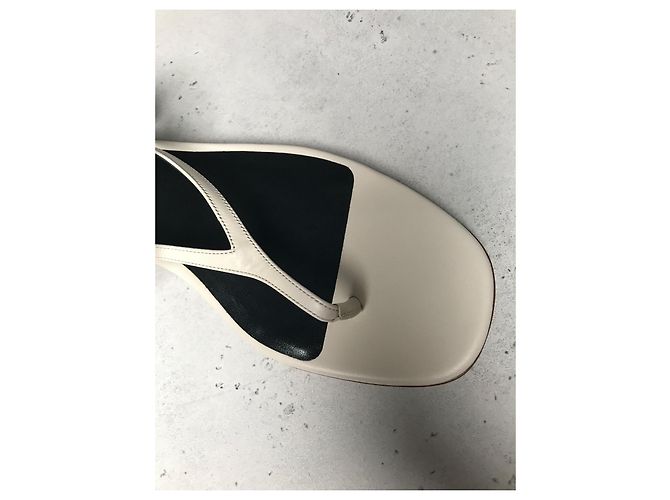 Sandali Piani Emporio Armani Bianco sporco - vista 6