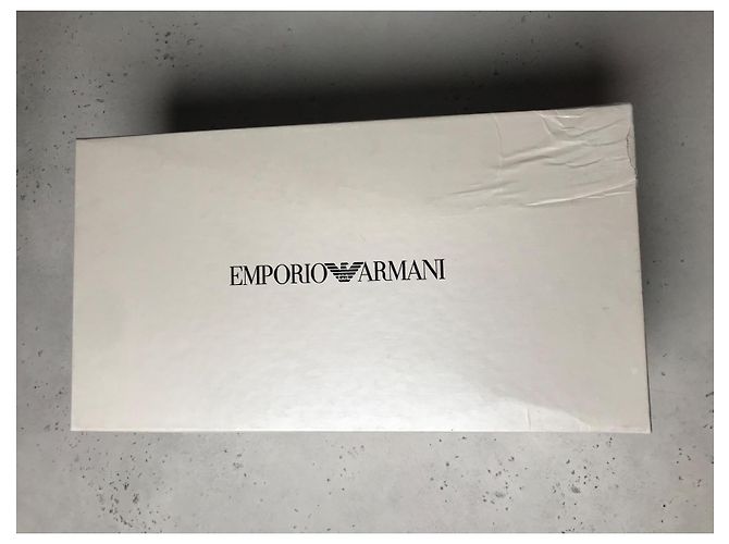 Sandali Piani Emporio Armani Bianco sporco - vista 9