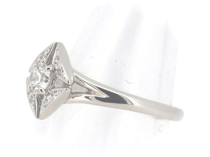 Autre Marque Forevermark PT900 Diamantring Silber - Ansicht 2