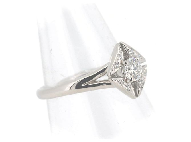 Autre Marque Forevermark PT900 Diamantring Silber - Ansicht 3
