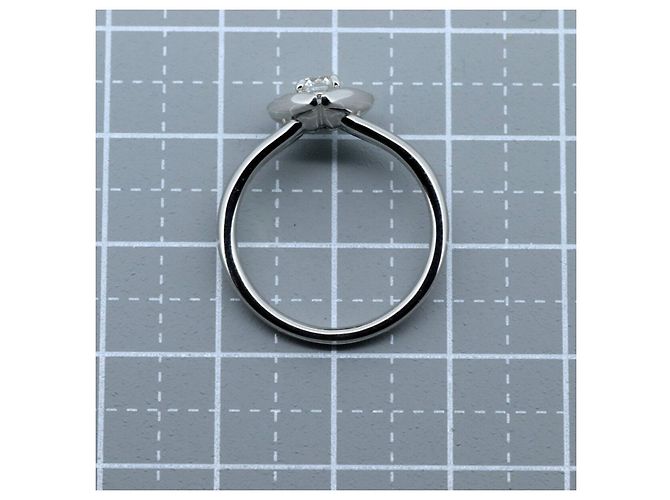 Autre Marque Forevermark PT900 Diamantring Silber - Ansicht 7