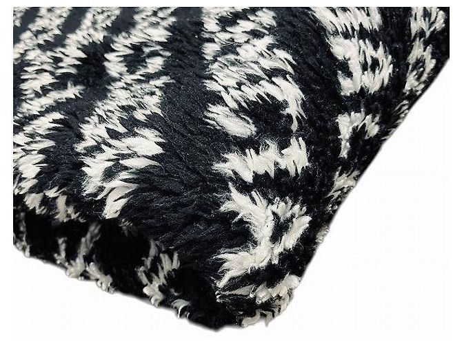 Blanket Couverture en acrylique et polyester avec logo Balenciaga en allover - vue 7