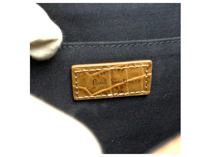 Borsa a spalla in pelle PWR411 di Paul Smith Marrone Bronzo - vista 6