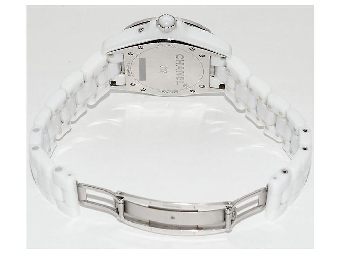 Orologio Chanel J12 quadrante argento H3404 Bianco - vista 2