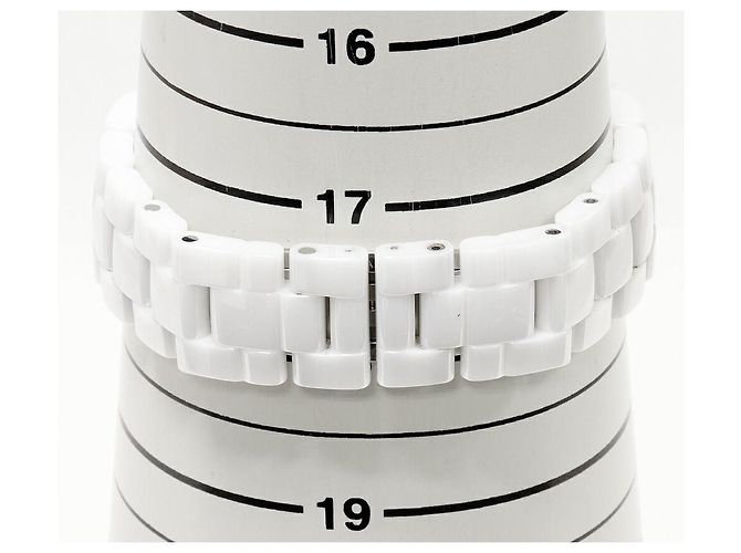 Orologio Chanel J12 quadrante argento H3404 Bianco - vista 5